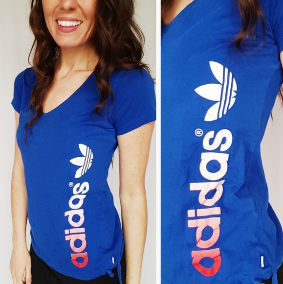 adidas Tops - Adidas drawstring hem short sleeve top -C4